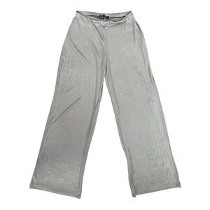 ✨Zara Foil Silver Pants✨ | Size Small | New Without Tags